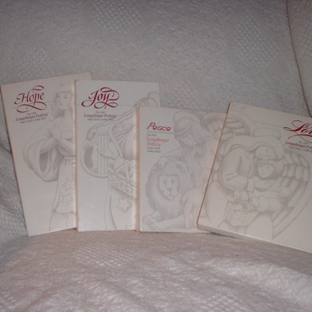 Longaberger Pottery Angel Series Molds  1993-1996